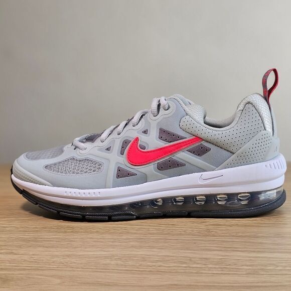 Nike Air Max Genome 360 Shoes Youth 7 Grey White Red Black Vapormax Sneakers New - Picture 7 of 16
